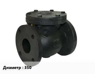 Клапан чугунный 350 обратный